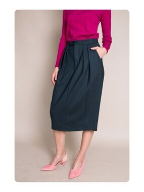 ★ NWT Rachel Comey Dazinger Quiet Luxury Skirt - Dark Juniper ★